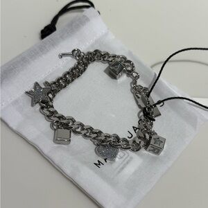 NWT Marc Jacobs charm bracelet - silver